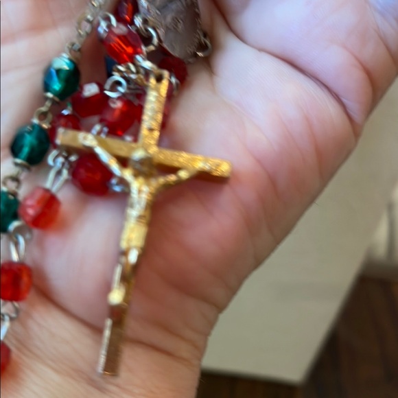 Several  Beaded Cross Rosary Necklaces - Picture 4 of 9